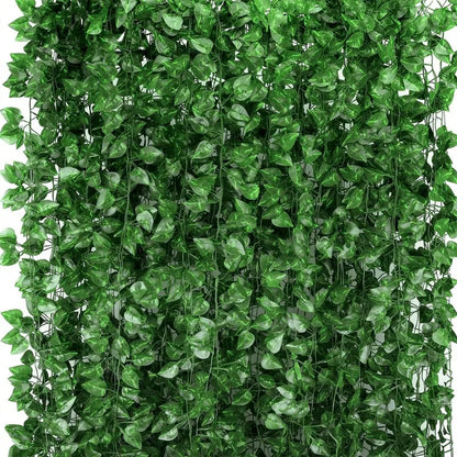 10/2M Artificial Plant Green Ivy Leaf For Garden