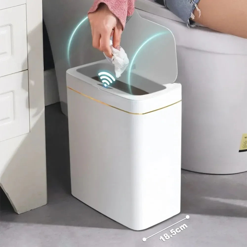 18L Smart Bathroom Trash Can