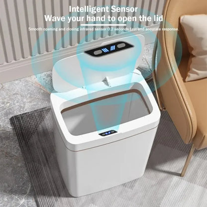 18L Smart Bathroom Trash Can