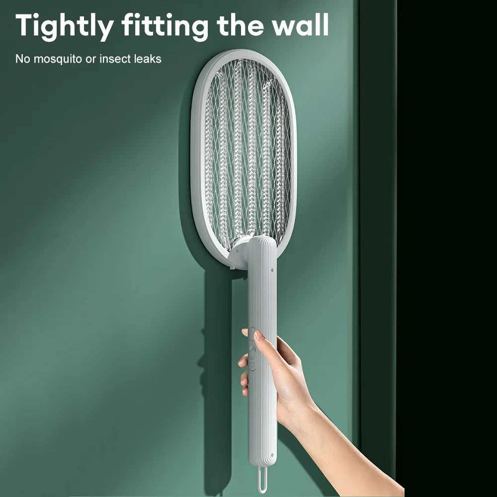 4 In 1 Electric Mosquito Killer Foldable Fly Swatter Trap USB Rechargeable Mosquito Insect Killer with UV Light for Bedroom