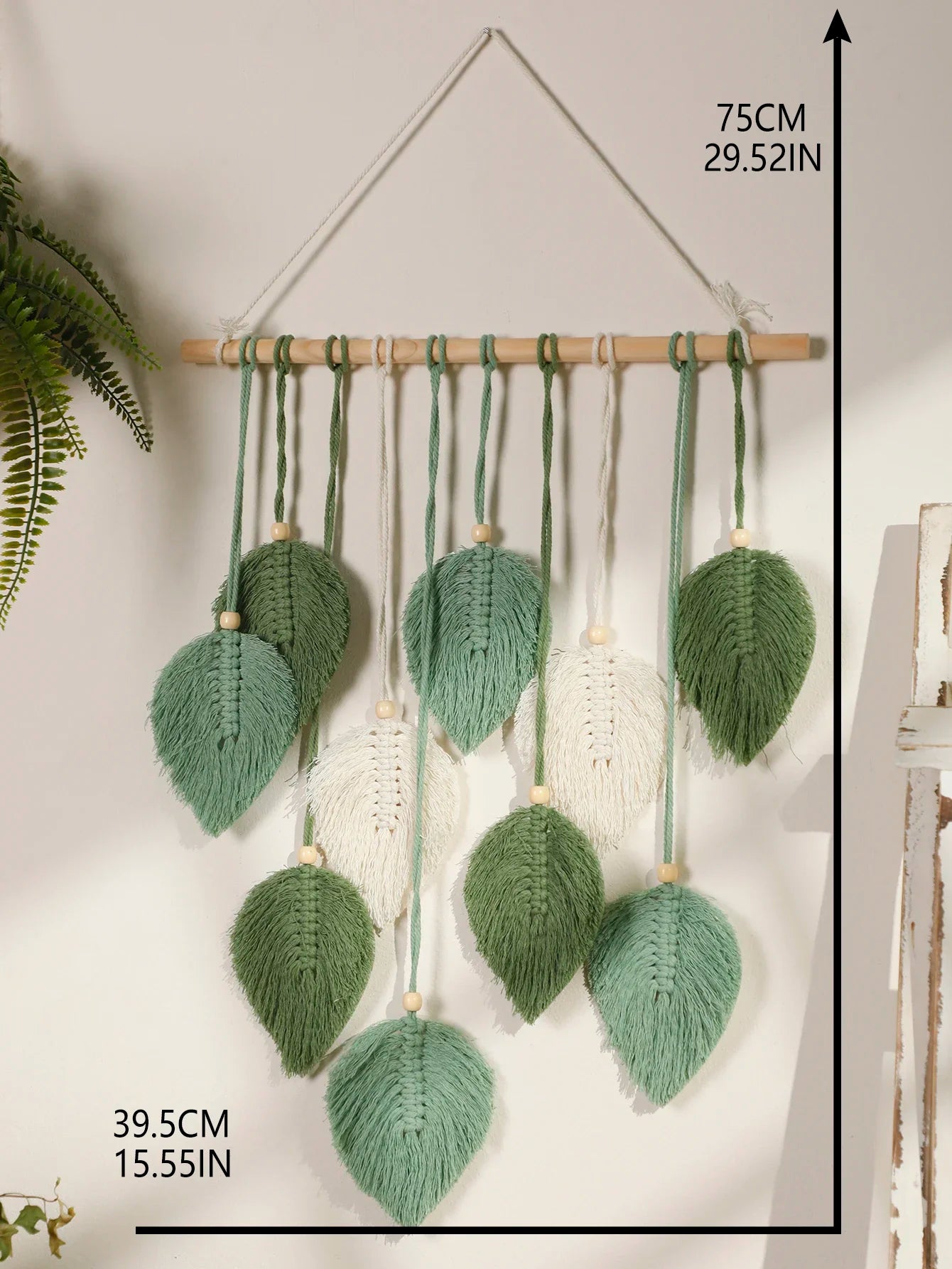 Leaf Macrame Tapestry For Home Decoration