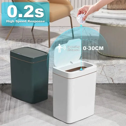 18L Smart Bathroom Trash Can