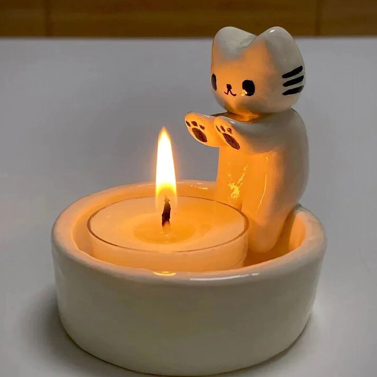 Cat Aromatherapy Candle Holder For Birthday Gifts