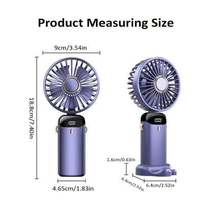 2024 New 1800mAh Portable Fan