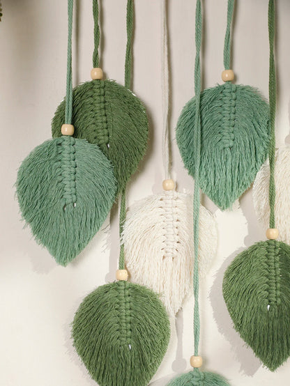 Leaf Macrame Tapestry For Home Decoration