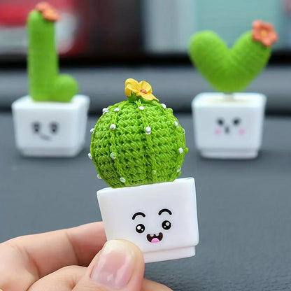 Resin Succulent Cactus Mini Green Plant